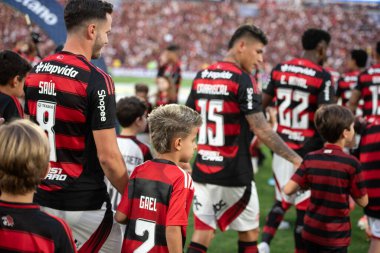 Rio de Janeiro, Rio de Janeiro, Brezilya - 21 Eylül 2025. Flamengo x Vasco Maracana Stadyumunda.               