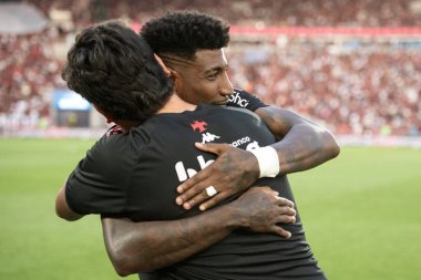 Rio de Janeiro, Rio de Janeiro, Brezilya - 21 Eylül 2025. Flamengo x Vasco Maracana Stadyumunda.                 