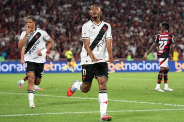 Rio de Janeiro, Rio de Janeiro, Brezilya - 21 Eylül 2025. Flamengo x Vasco Maracana Stadyumunda.                 