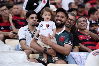 Rio de Janeiro, Rio de Janeiro, Brezilya - 21 Eylül 2025. Flamengo x Vasco Maracana Stadyumunda.               