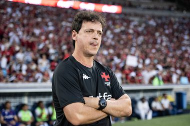 Rio de Janeiro, Rio de Janeiro, Brezilya - 21 Eylül 2025. Flamengo x Vasco Maracana Stadyumunda.                 