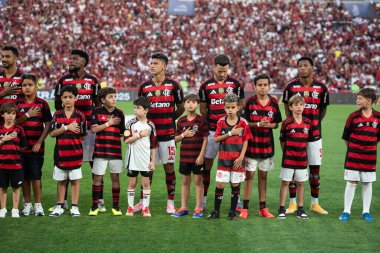 Rio de Janeiro, Rio de Janeiro, Brezilya - 21 Eylül 2025. Flamengo x Vasco Maracana Stadyumunda.               