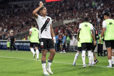 Rio de Janeiro, Rio de Janeiro, Brezilya - 21 Eylül 2025. Flamengo x Vasco Maracana Stadyumunda.                 