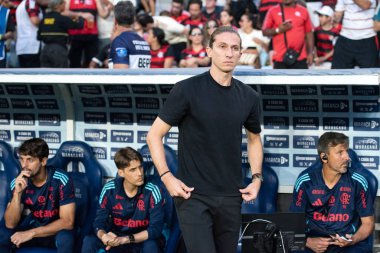 Rio de Janeiro, Rio de Janeiro, Brezilya - 21 Eylül 2025. Flamengo x Vasco Maracana Stadyumunda.                 