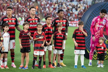 Rio de Janeiro, Rio de Janeiro, Brezilya - 21 Eylül 2025. Flamengo x Vasco Maracana Stadyumunda.               