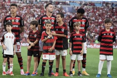 Rio de Janeiro, Rio de Janeiro, Brezilya - 21 Eylül 2025. Flamengo x Vasco Maracana Stadyumunda.               