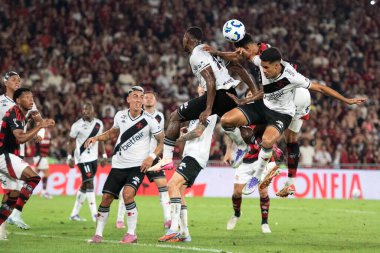 Rio de Janeiro, Rio de Janeiro, Brezilya - 21 Eylül 2025. Flamengo x Vasco Maracana Stadyumunda.                 