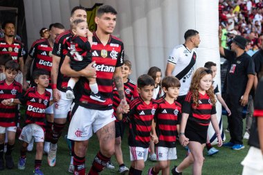 Rio de Janeiro, Rio de Janeiro, Brezilya - 21 Eylül 2025. Flamengo x Vasco Maracana Stadyumunda.               