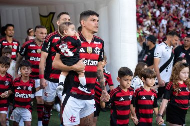 Rio de Janeiro, Rio de Janeiro, Brezilya - 21 Eylül 2025. Flamengo x Vasco Maracana Stadyumunda.               