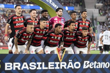 Rio de Janeiro, Rio de Janeiro, Brezilya - 21 Eylül 2025. Flamengo x Vasco Maracana Stadyumunda.                 