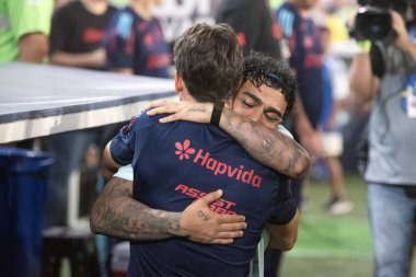 Rio de Janeiro, Rio de Janeiro, Brezilya - 02 Ekim 2025: Flamengo x Cruzeiro Maracana Stadyumu.                  