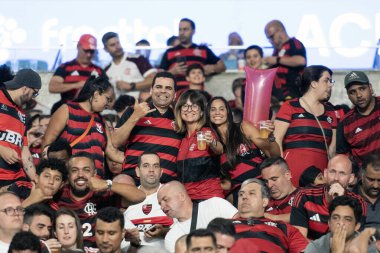 Rio de Janeiro, Rio de Janeiro, Brezilya - 02 Ekim 2025: Flamengo x Cruzeiro Maracana Stadyumu.      