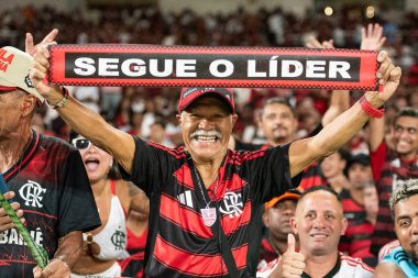 Rio de Janeiro, Rio de Janeiro, Brezilya - 02 Ekim 2025: Flamengo x Cruzeiro Maracana Stadyumu.      