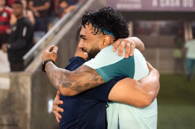 Rio de Janeiro, Rio de Janeiro, Brezilya - 02 Ekim 2025: Flamengo x Cruzeiro Maracana Stadyumu.      