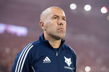 Rio de Janeiro, Rio de Janeiro, Brezilya - 02 Ekim 2025: Flamengo x Cruzeiro Maracana Stadyumu.                  