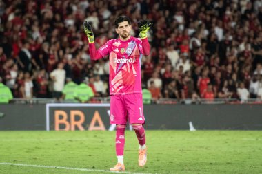 Rio de Janeiro, Rio de Janeiro, Brezilya - 02 Ekim 2025: Flamengo x Cruzeiro Maracana Stadyumu.                  