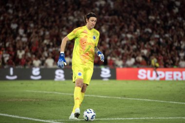 Rio de Janeiro, Rio de Janeiro, Brezilya - 02 Ekim 2025: Flamengo x Cruzeiro Maracana Stadyumu.                  