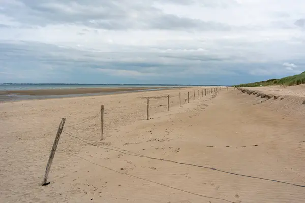 stock image Utah Beach, France - Jun 17 2024: view of Utah beach, one of the famous beaches where the landing was carried out during D-Day in 1944