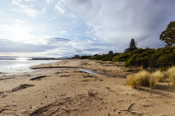 Belo Nascer Sol Sobre Jubillee Beach Swansea Tasmânia Austrália — Fotografia de Stock