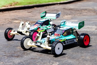 MELBOURNE, AUSTRALYA - 30 Ekim 2022 'de Keilor Offroad Circuit KEORCA' da düzenlenen Vintage Bash RC etkinliği