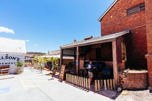 stock image Beechworth, Australia - December 30th, 2021: Billsons Brewery in historic Beechworth town centre on a warm summer day in Victoria, Australia