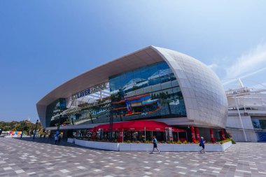 MELBOURNE, AUSTRALIA - JANUARY 13: Atmosphere and venue shots ahead of the 2023 Australian Open at Melbourne Park on January 13, 2023 in Melbourne, Australia.