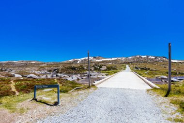 The Snowy River near Seamans Hut on a summers day in Kosciuszko National Park in Snowy Mountains, New South Wales, Australia