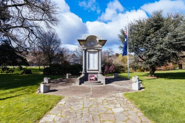 DELORAINE, AUSTRALIA - SEPTEMBER 12 2022: The rural historic town of Deloraine on a cold spring day near Launceston in Tasmania, Australia