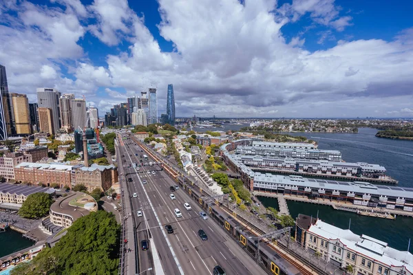 Сидней Австралия Марта 2023 Сиднейский Cbd Окружающая Гавань Включая Круговую — стоковое фото