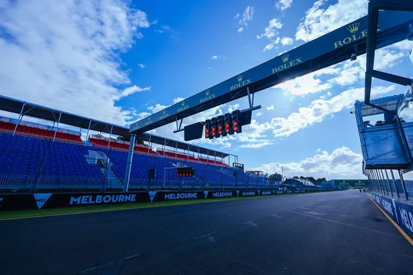 Melbourne Australia Marca Pre Atmosfera Wyścigu Torze Grand Prix Australii — Zdjęcie stockowe