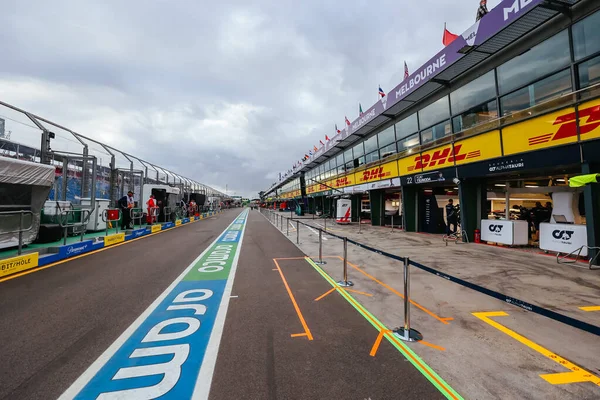 Melbourne Austrália Março Atmosfera Grande Prêmio Fórmula Austrália 2023 — Fotografia de Stock