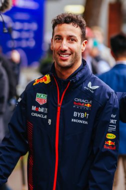 MELBOURNE, AUSTRALIA - APRIL 01: Daniel Ricciardo 1 Nisan 2023 Avustralya Formula 1 Grand Prix 'inde