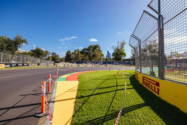 Melbourne Oostenrijk Maart 2022 Baanbouw Voorbereiding Van Formule Grand Prix — Stockfoto