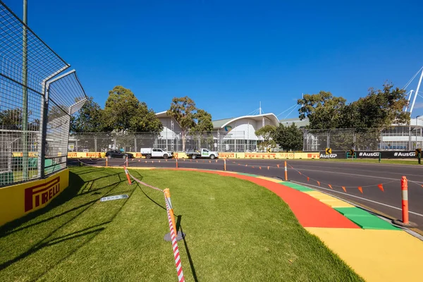 Melbourne Rakousko March 2022 Tvorba Tratí Přípravy Grand Prix Formule — Stock fotografie