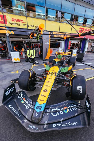 Melbourne Australia Maart Formule Team Van Mclaren Maart 2023 — Stockfoto