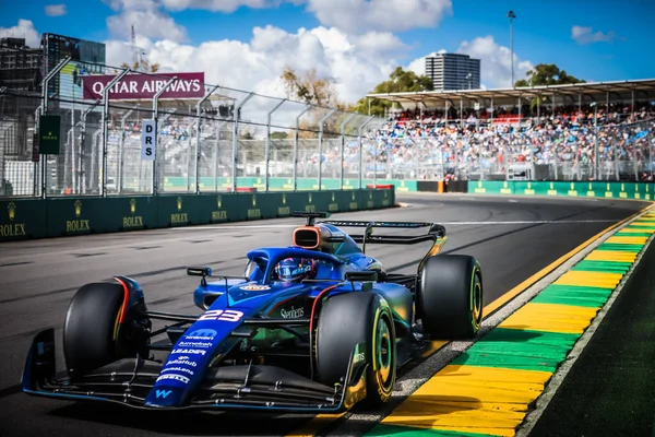Melbourne Australia Marzo Alexander Albon Williams Racing Conduce Mercedes Williams — Foto de Stock