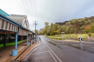 HALLS GAP, AUSTRALYA - 16 Nisan: Grampians bölgesi Victoria, Avustralya 'daki Halls Gap kırsalındaki görüntüler