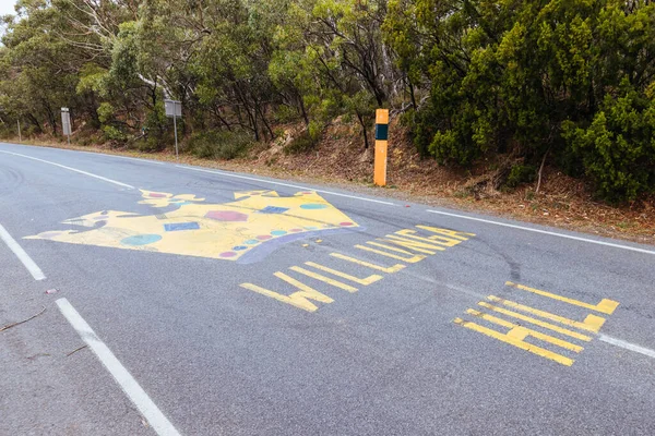 Güney Avustralya Nın Mclaren Vale Bölgesindeki Willunga Tepesi Nde Bisiklet — Stok fotoğraf