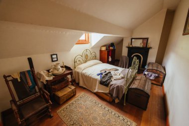 SOVEREIGN HILL, AUSTRALIA - 17 Nisan: Sovereign Hill, 17 Nisan 2023 tarihinde Avustralya 'nın Ballarat kentindeki bir altına hücum kasabasının atmosferini yeniden inşa eden bir açık hava müzesidir.