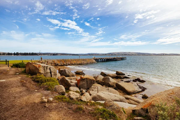 Güney Avustralya Avustralya Güneşli Bir Sonbahar Gününde Victor Harbor Daki — Stok fotoğraf