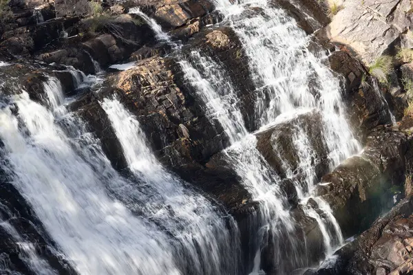 Világhírű Mackenzie Falls Közép Grampians Victoria Ausztrália — Stock Fotó