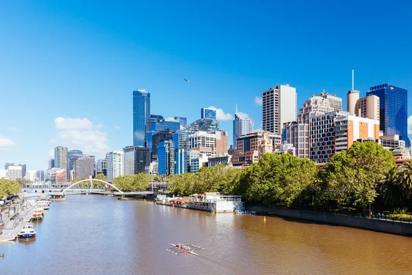 Melbourne Australia October 2021 Views Melbourne Cbd Southbank Yarra River — Stock Photo, Image