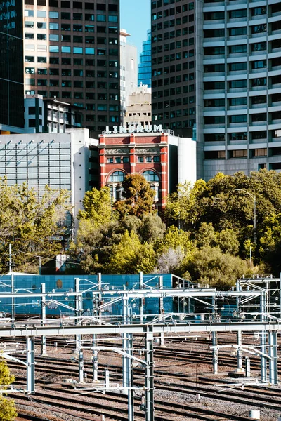 Melbourne Australien Oktober 2021 Die Skyline Von Melbournes Östlichen Ende — Stockfoto