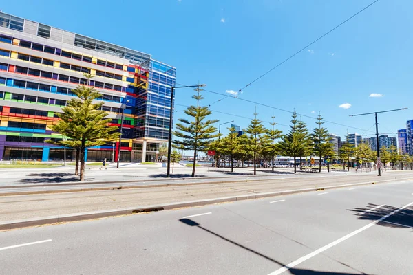 Melbourne Rakousko Října 2021 Celkový Výhled Město Oblasti Docklands Melbourne — Stock fotografie