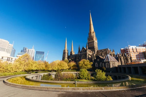 Melbourne Australia May 2022 Iconic Patricks Cathedral Which Roman Catholic — 图库照片