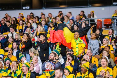 BRISBANE, AUSTRALIA - 27 Temmuz 2023 tarihinde Avustralya 'nın Brisbane Stadyumu' nda oynanan FIFA Dünya Kadınlar Kupası 'nda Nijerya ile karşılaşacak.