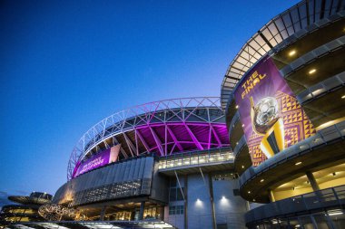 SYDNEY, AUSTRALIA - 20 AĞUSTRALIA: İspanya, 20 Ağustos 2023 tarihinde Avustralya 'nın Yeni Zelanda Stadyumu' nda oynanan FIFA Dünya Kadınlar Kupası finalinde İngiltere ile oynuyor.