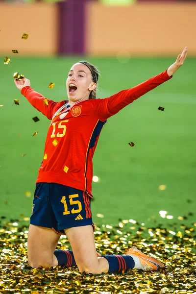 Сидней Австрия Августа Испания Играет Англией Финале Чемпионата Мира Футболу — стоковое фото