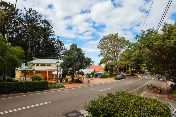 Montville Australien Juli 2023 Die Malerische Beliebte Stadt Montville Einem — Stockfoto