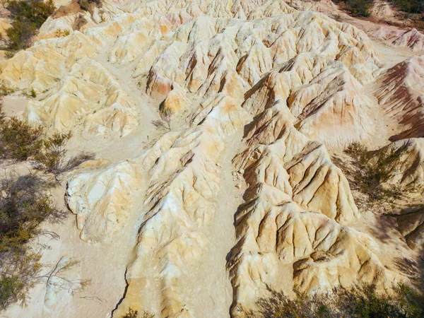 澳大利亚维多利亚州希斯考特附近天气晴朗的平克悬崖地质保护区 — 图库照片